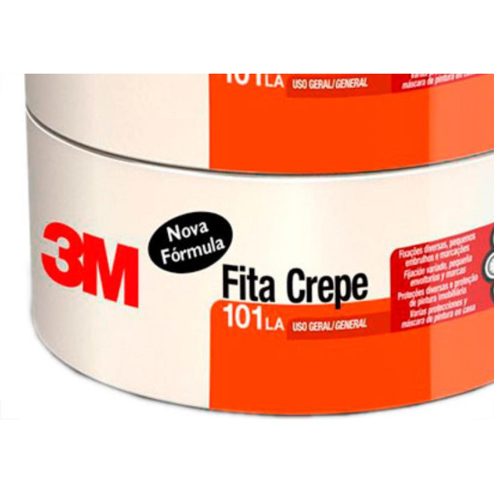 Fita Crepe 3M 101La Uso Ger.48X50M - Kit C/2 RL