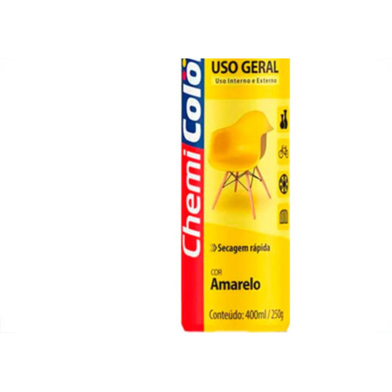 Spray Chemic.Geral Amarelo  400Ml