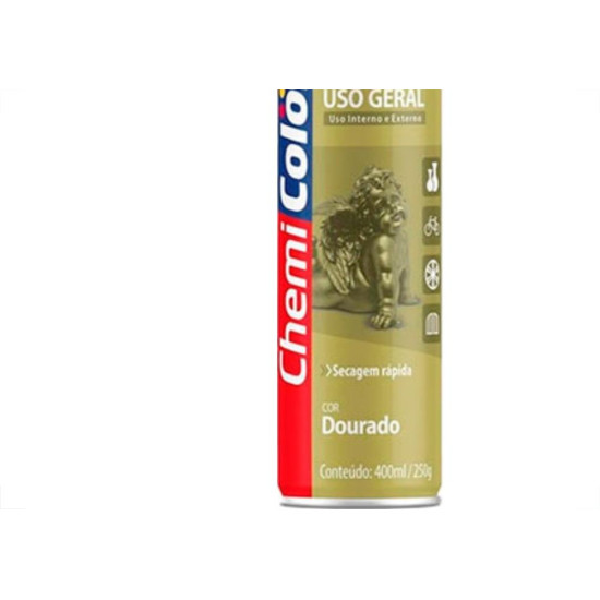 Spray Chemic.Geral Dourado  400Ml