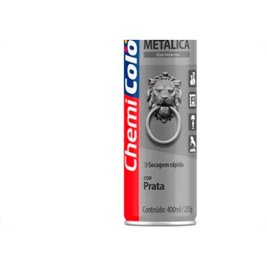 Spray Chemic.Metalico Prata  400Ml