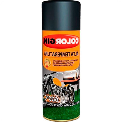 Spray Colorgin Alta Temp.Preto-5722