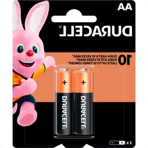 Pilha Duracell Alcalina Pq Aa C/02