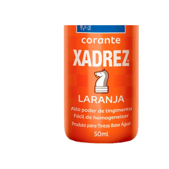 Corante Xadrez Laranja    50 Ml - Kit C/12 PC