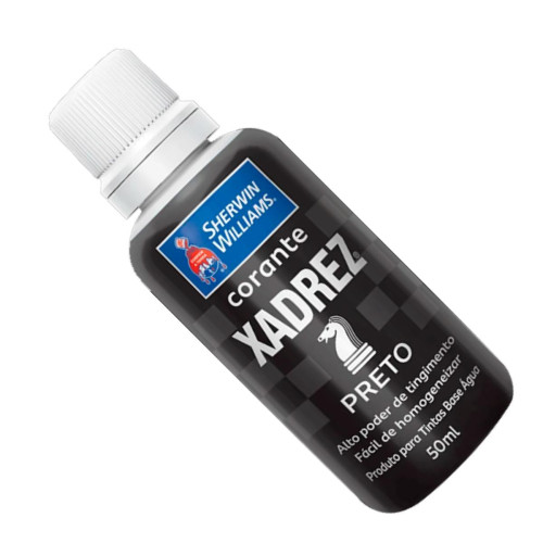 Corante Xadrez Preto     50 Ml - Kit C/12 PC