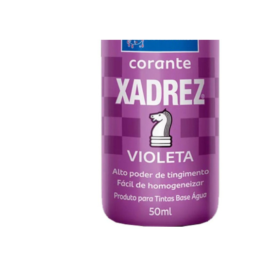 Corante Xadrez Violeta    50 Ml - Kit C/12 PC