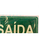 Placa Sinal.15X25 Lum.Saida - Kit C/5 CA