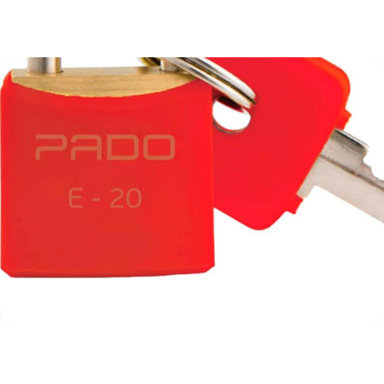 Cadeado Pado Color 20 Vermelho