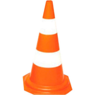 Cone P/Sinaliz.Delta 70Cm Laran/Bco