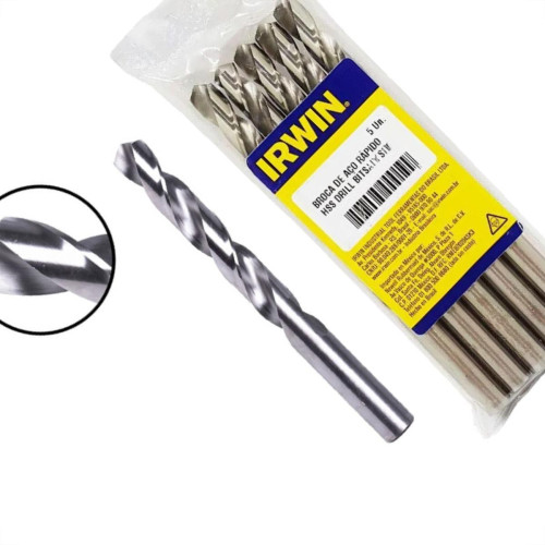 Broca Aco Rapido Irwin 10,0Mm - Kit C/5 PC