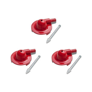 Kit C/3 - Irrigador Fico Chuvisco Vermelho 0331