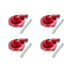 Kit C/4 - Irrigador Fico Chuvisco Vermelho 0331