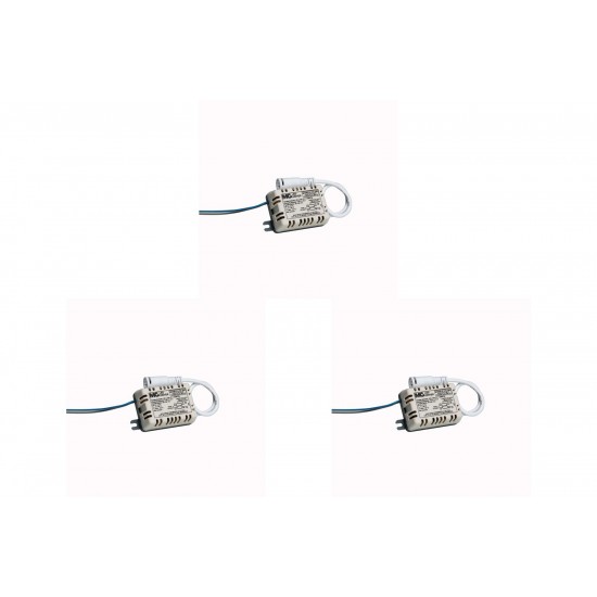 Kit C/3 - Driver Reator Fonte para Led Com Conector 8-25W...