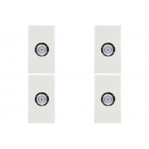 Kit C/4 - Modulo Soprano Ilus (Tomada Coaxial) 5Tg99334