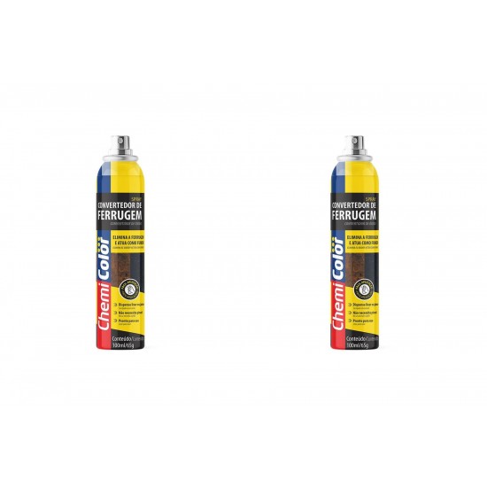 Kit C/2 - Removedor De Ferrugem Chemicolor Spray Anticorr...